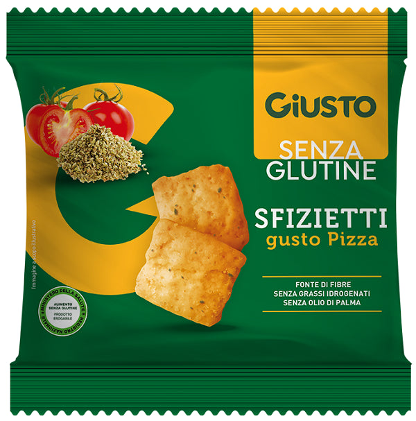 farmafood giusto senza glutine sfizietti pizza 40 g giusto ean 8058481480530