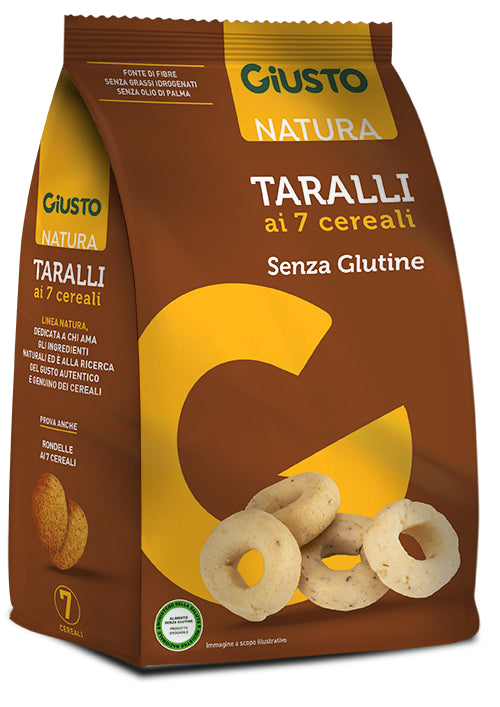 farmafood giusto senza glutine taralli 7 cereali 175 g giusto ean 8058481481230