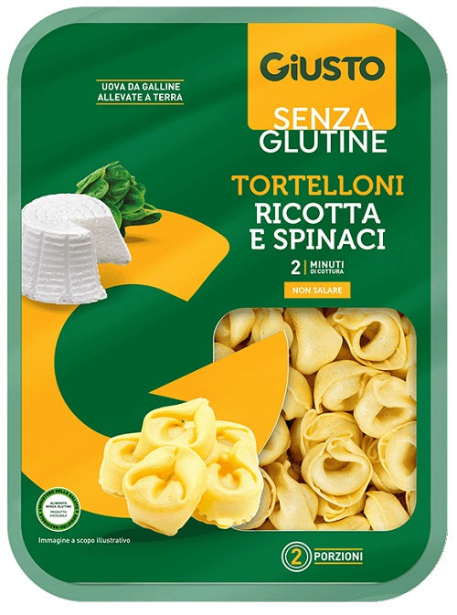 farmafood giusto senza glutine tortelloni ricotta e spinaci 250 g ean 8058481482510