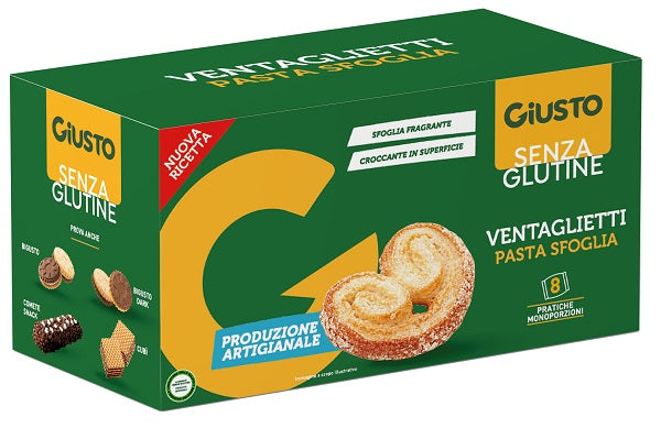 farmafood giusto senza glutine ventaglietti 80 g giusto ean 8058481483654