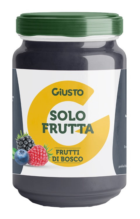 farmafood giusto solo frutta confettura frutti di bosco 220 g giusto ean 8058481483043