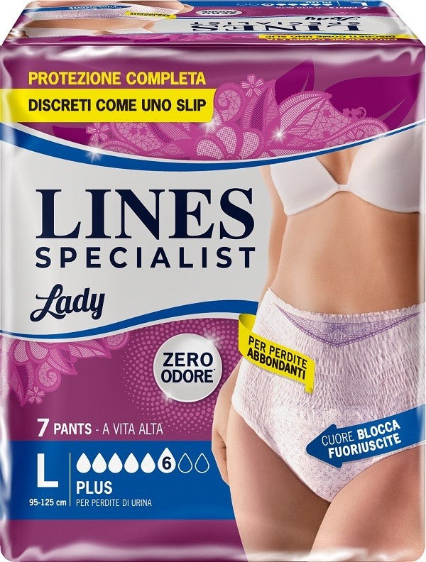 fater adult lines specialist pants lady plus l farma 7 pezzi lines ean 8001480015920