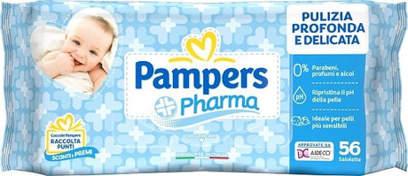 fater babycare pampers pharma salviette 56 pezzi pampers ean 8001480602502