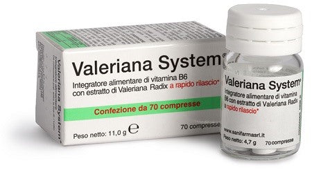 fidia healthcare valeriana system 70 compresse valeriana system ean 8054529512041
