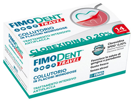 fimo fimodent travel collutorio clorexidina spdd 020 14 flaconcini monodose 10 ml fimo ean 8028518000956