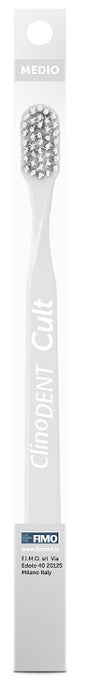 fimo srl clinodent cult bianco spazzolino da denti medio ean 8028518000888