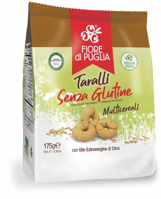 fiore di puglia fiore di puglia taralli multicereale 175 g ean 8015592790972