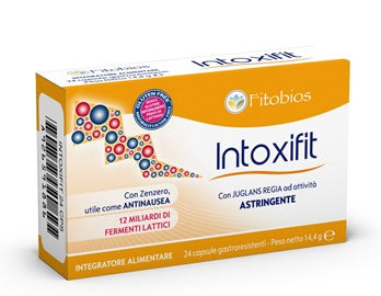 fitobios intoxifit 24 capsule gastroresistenti 600 mg ean 8053782430567