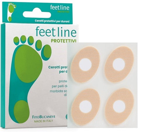fitobucaneve cerotti protettivi per duroni 4 pezzi feet line