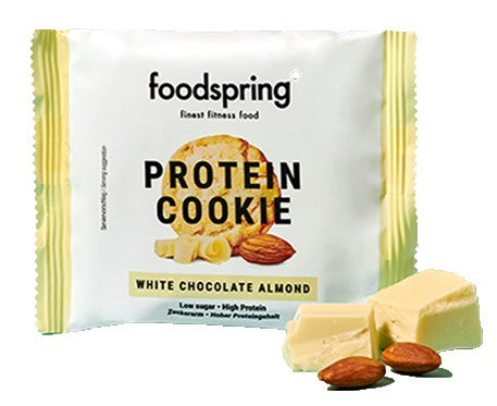 foodspring protein cookie cioccolato bianco e mandorla 50 g foodspring ean 4260363489287