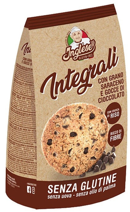 gaia inglese biscotti al grano saraceno con gocce di cioccolato 300 g gaia ean 8050450581385