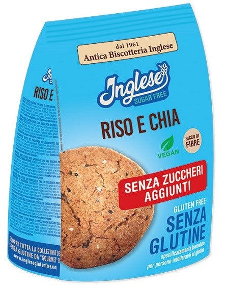 gaia inglese biscotti griso e chia senza zuccheri aggiunti 200 g inglese ean 8050450582368