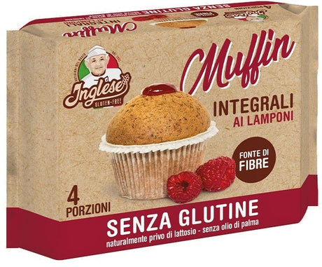 gaia inglese muffin integrali farciti al lampone 4 pezzi da 40 g gaia ean 8050450581422