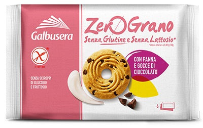 galbusera zerograno biscotto panna e cioccolato 220 g zerograno ean 8002190006321