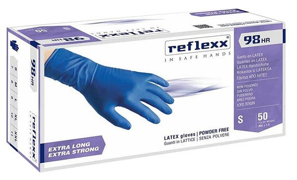 gammadis farmaceutici guanti lattice senza polvere large 100 pezzi gammadis ean 8053470800108