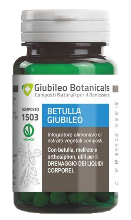 giubileo botanicals di e g giubileo botanicals betulla 50 capsule ean 8056446555033