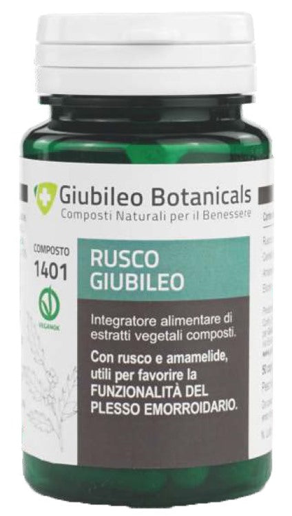 giubileo botanicals di e g giubileo botanicals rusco 50 capsule ean 8056446554012