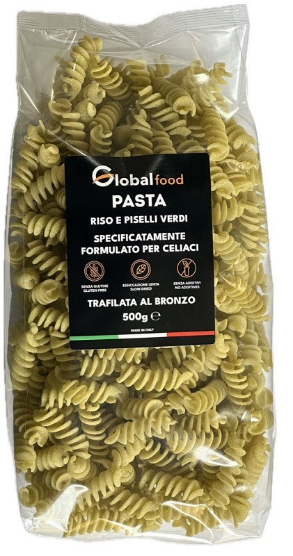 global food fusilli di riso e piselli verdi 500 g ean 8050391360056
