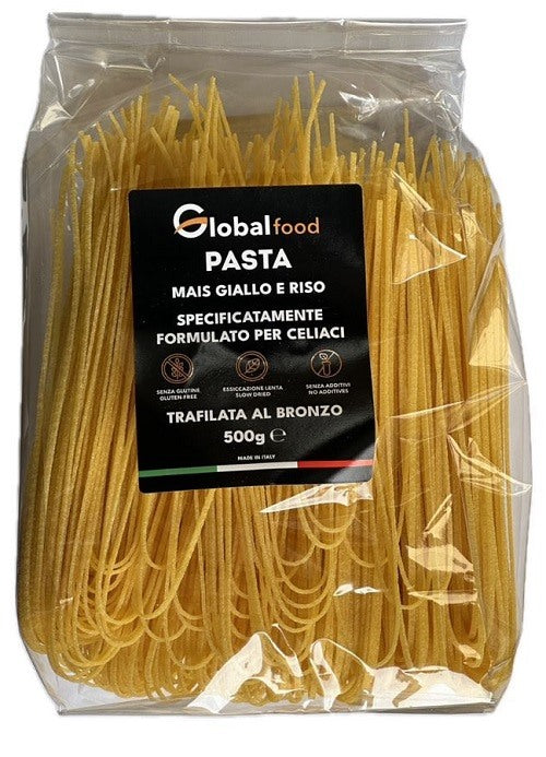 global food spaghetti di mais giallo e riso 500 g ean 8050391360001