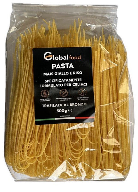 global food spaghetti di mais giallo e riso 500 g ean 8050391360001