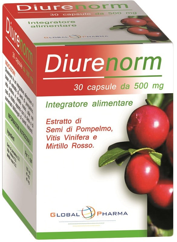 global pharma diurenorm 30 capsule global pharma