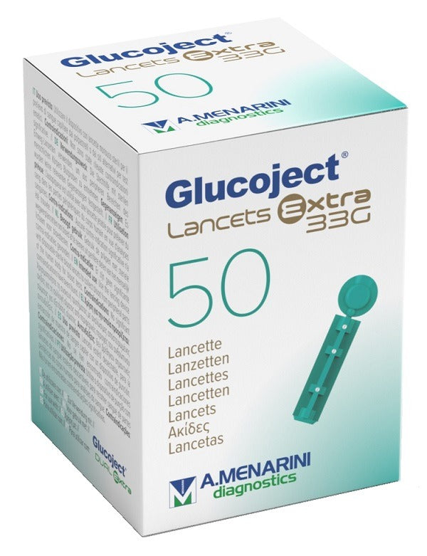 glucoject lancetta pungidito glucoject extra gauge 33 50 pezzi glucoject