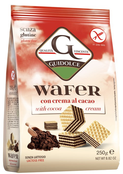 guidolce wafer con crema al cacao 250 g guidolce ean 8052282120145