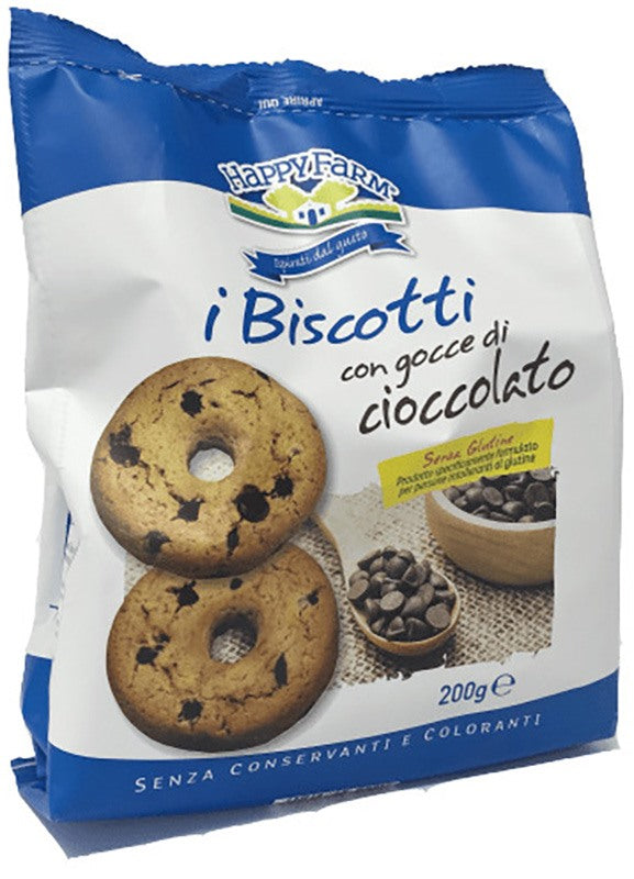 happy farm co happy farm biscotti gocce cioccolato 200 g happy farm ean 8024982232220