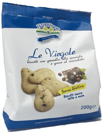 happy farm co happy farm virgole gocce cioccolata e granella nocciole 200 g happy farm ean 8024982232237