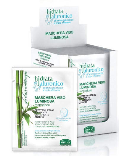 helan cosmesi hjdrata jaluronico maschera viso luminosa monodose 15 ml ean 8058774305267