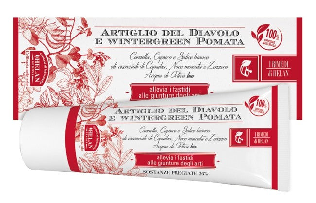 helan cosmesi i rimedi di helan artiglio diavolo wintergreen pomata 75 ml ean 8058774307155