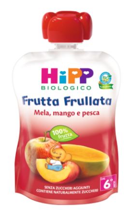 hipp italia hipp bio frutta frullata melamangopesca 90 g hipp ean 4062300356801