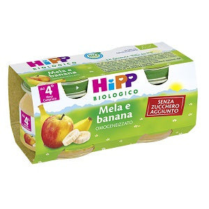 hipp italia hipp bio frutta grattuggiata mela banana 4x100 g hipp ean 4062300093461