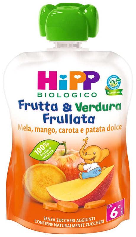 hipp italia hipp bio frutta verdura mela mango carota patata dolce 90 g hipp ean 4062300383470