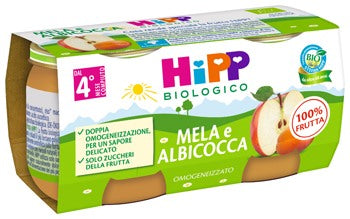hipp italia hipp bio omogeneizzato albicoccamela 2x80 g hipp ean 4062300384811