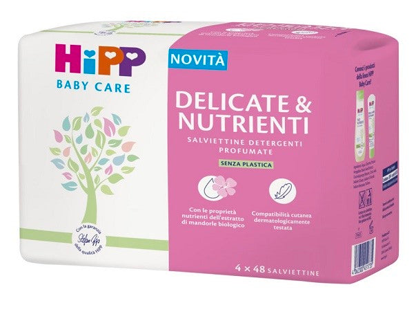 hipp italia srl hipp salviettine delicate multipack 4x56 pezzi hipp ean 4062300353954