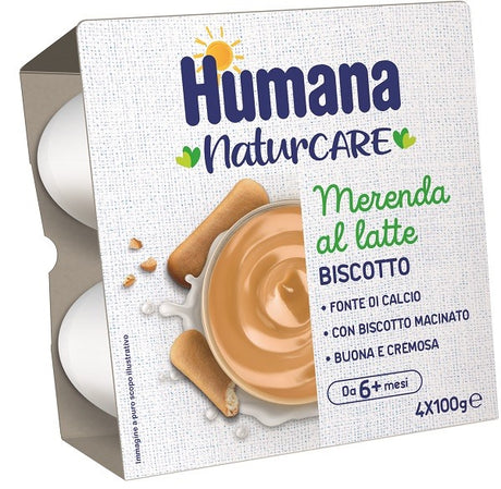 humana italia humana merenda latte biscotto 4 pezzi da 100 g humana ean 8031575708185