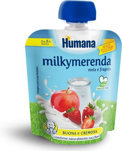 humana italia milkymerenda mela fragola 100 g humana ean 8031575652891