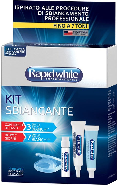 icim bionike rapid white kit bite dentale sbiancante rapid white ean 8029041302111