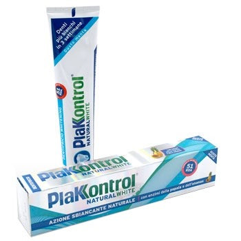ideco srl plakkontrol natural white dentifricio 100 g plakkontrol ean 8019029000764
