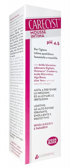 interfarmac carecyst intimo mousse 150 ml interfarmac ean 0806891014139
