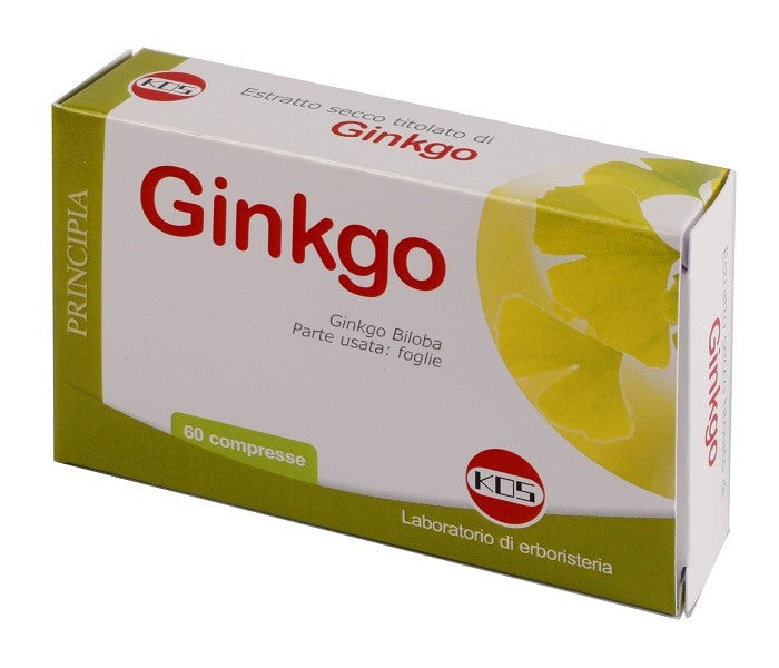 kos ginkgo biloba estratto secco 60 compresse kos