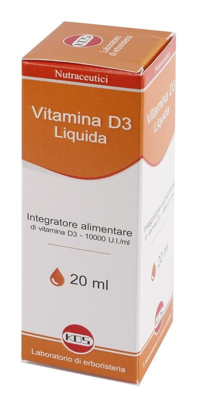 kos vitamina d liquida 20 ml 10000uiml kos