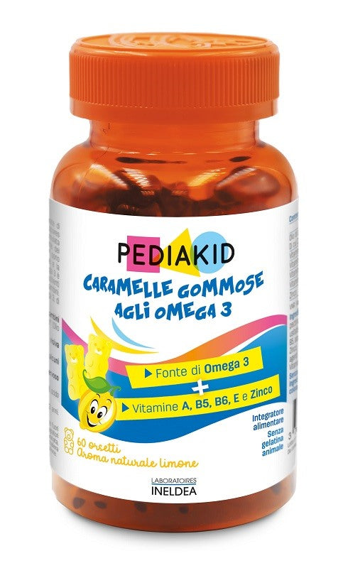laboratoires ineldea pediakid omega3 60 orsetti gommosi ean 3700225602337
