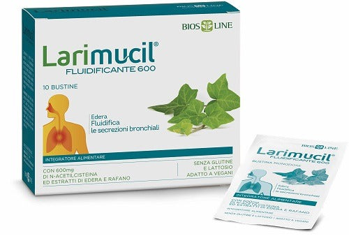 larimucil larimucil fluidificante 600 10 bustine larimucil ean 8030243037411