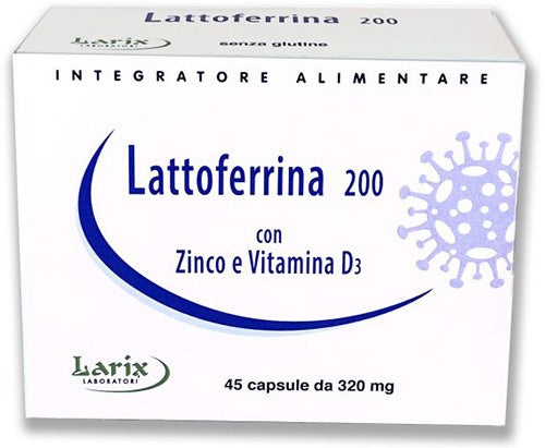 larix laboratori lattoferrina 200 45 capsule larix ean 8020600002480