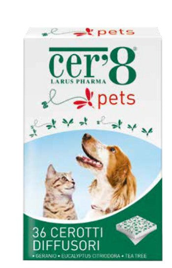 larus pharma cer8 pets cuscinetti adesivi 36 pezzi cer8 ean 8027808001673