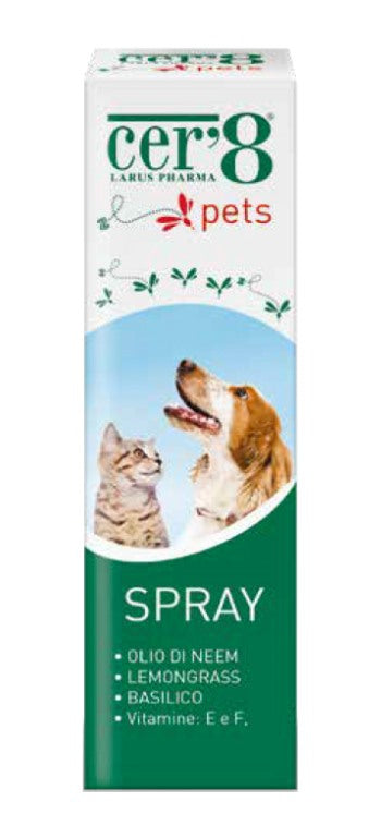 larus pharma cer8 pets spray 100 ml ean 8027808001680