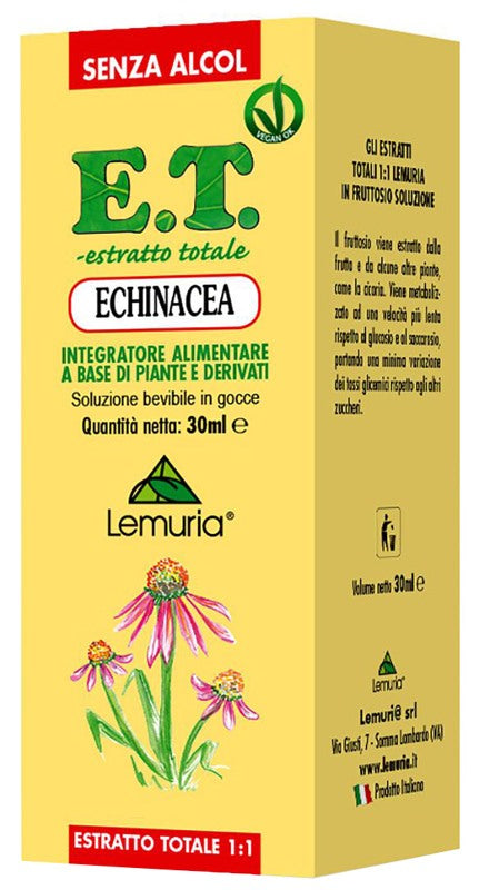 lemuria et estratto totale echinacea 30 ml senza alcol ean 8028970010081