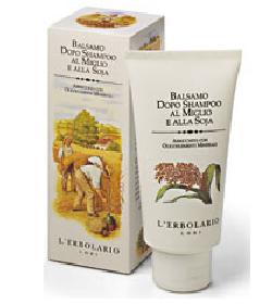 lerbolario balsamo dopo shampoo miglio e soja 150 ml lerbolario ean 8022328103692